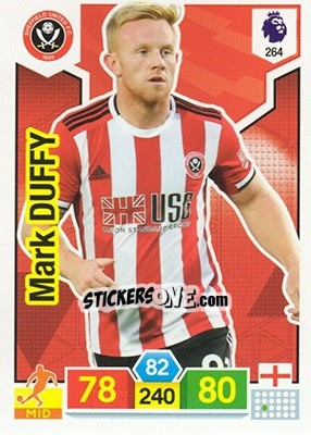 Figurina Mark Duffy - English Premier League 2019-2020. Adrenalyn XL - Panini