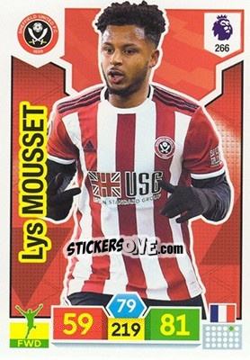 Sticker Lys Mousset - English Premier League 2019-2020. Adrenalyn XL n. 266 - Panini