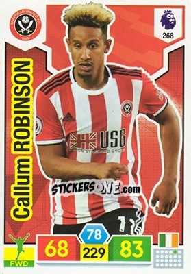 Sticker Callum Robinson - English Premier League 2019-2020. Adrenalyn XL n. 268 - Panini