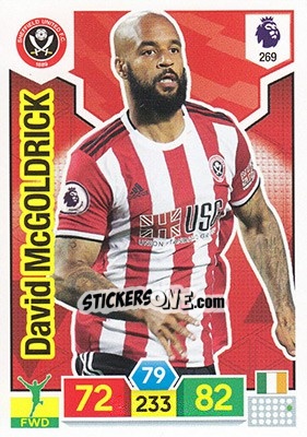 Sticker David McGoldrick - English Premier League 2019-2020. Adrenalyn XL n. 269 - Panini
