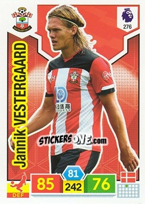 Cromo Jannik Vestergaard - English Premier League 2019-2020. Adrenalyn XL - Panini