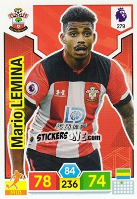 Sticker Mario Lemina - English Premier League 2019-2020. Adrenalyn XL n. 279 - Panini