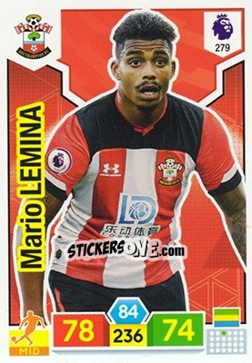 Figurina Mario Lemina - English Premier League 2019-2020. Adrenalyn XL - Panini