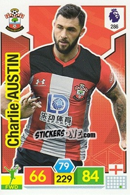 Sticker Charlie Austin - English Premier League 2019-2020. Adrenalyn XL n. 286 - Panini