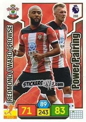 Sticker Nathan Redmond / James Ward-Prowse - English Premier League 2019-2020. Adrenalyn XL n. 288 - Panini