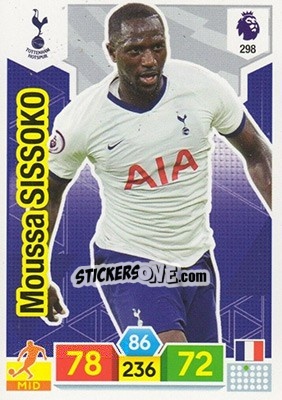 Sticker Moussa Sissoko - English Premier League 2019-2020. Adrenalyn XL - Panini