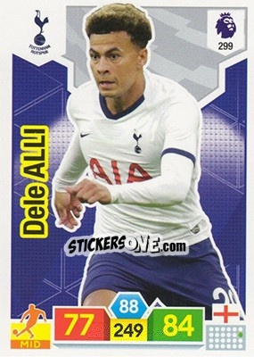 Sticker Dele Alli - English Premier League 2019-2020. Adrenalyn XL n. 299 - Panini
