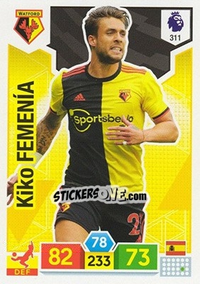 Sticker Kiko Femenía - English Premier League 2019-2020. Adrenalyn XL n. 311 - Panini