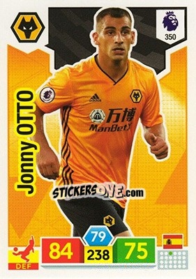 Sticker Jonny Otto - English Premier League 2019-2020. Adrenalyn XL n. 350 - Panini