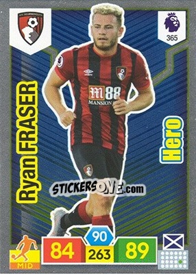 Sticker Ryan Fraser - English Premier League 2019-2020. Adrenalyn XL - Panini