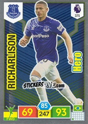 Sticker Richarlison - English Premier League 2019-2020. Adrenalyn XL n. 375 - Panini