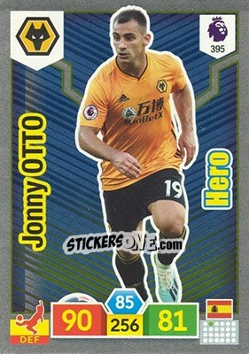 Sticker Jonny Otto - English Premier League 2019-2020. Adrenalyn XL - Panini