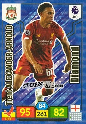 Cromo Trent Alexander-Arnold - English Premier League 2019-2020. Adrenalyn XL - Panini