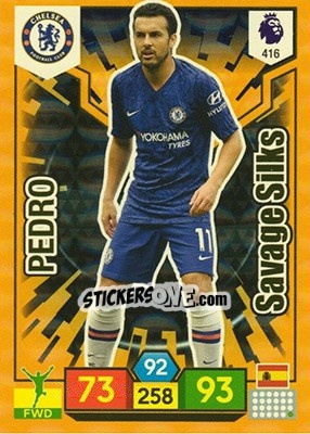 Figurina Pedro Rodriguez - English Premier League 2019-2020. Adrenalyn XL - Panini