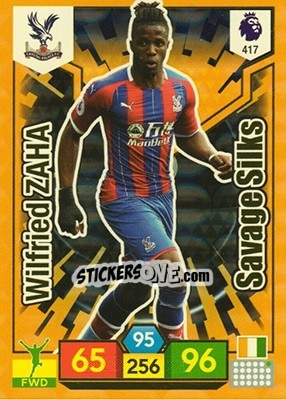 Sticker Wilfried Zaha - English Premier League 2019-2020. Adrenalyn XL n. 417 - Panini