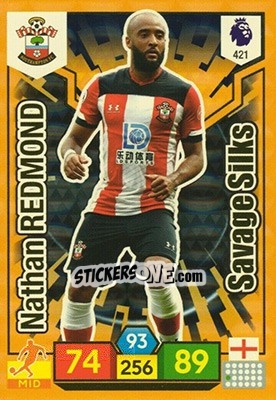Sticker Nathan Redmond - English Premier League 2019-2020. Adrenalyn XL n. 421 - Panini