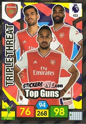Sticker Top Guns - English Premier League 2019-2020. Adrenalyn XL n. 433 - Panini