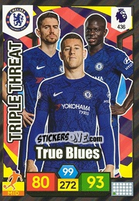 Sticker True Blues - English Premier League 2019-2020. Adrenalyn XL - Panini