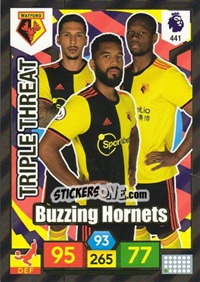 Sticker Buzzing Hornets - English Premier League 2019-2020. Adrenalyn XL n. 441 - Panini