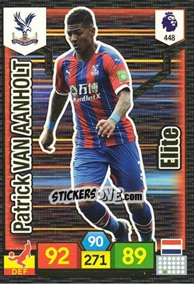 Figurina Patrick van Aanholt - English Premier League 2019-2020. Adrenalyn XL n. 448 - Panini