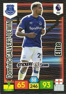 Sticker Dominic Calvert-Lewin - English Premier League 2019-2020. Adrenalyn XL n. 450 - Panini
