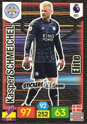 Sticker Kasper Schmeichel - English Premier League 2019-2020. Adrenalyn XL n. 451 - Panini