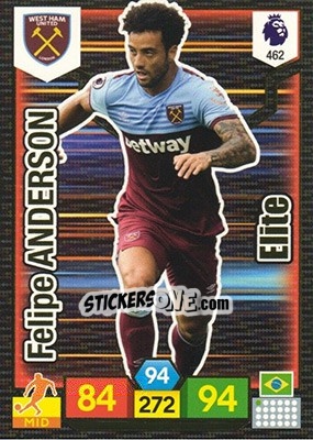 Sticker Felipe Andreson - English Premier League 2019-2020. Adrenalyn XL - Panini