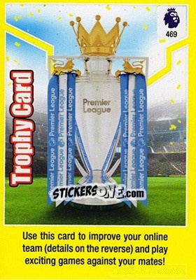 Sticker Premier League Trophy - English Premier League 2019-2020. Adrenalyn XL n. 469 - Panini