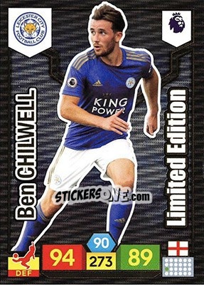 Sticker Ben Chilwell - English Premier League 2019-2020. Adrenalyn XL n. LE-BC - Panini