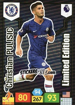 Sticker Christian Pulisic - English Premier League 2019-2020. Adrenalyn XL n. LE-CP - Panini