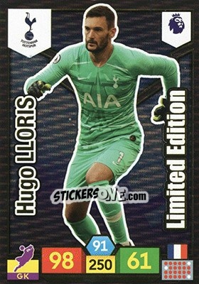 Sticker Hugo Lloris - English Premier League 2019-2020. Adrenalyn XL n. LE-HL - Panini