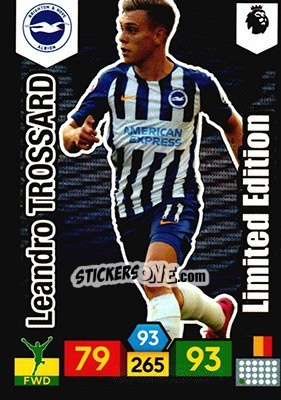 Sticker Leandro Trossard - English Premier League 2019-2020. Adrenalyn XL n. LE-LT - Panini