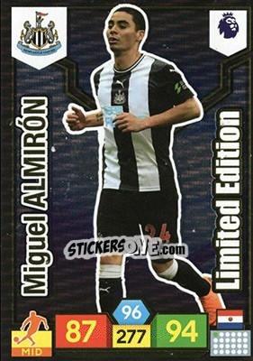Cromo Miguel Almirón - English Premier League 2019-2020. Adrenalyn XL - Panini