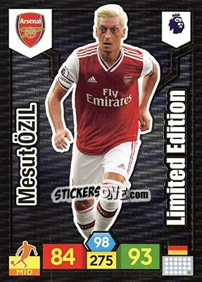 Sticker Mesut Özil - English Premier League 2019-2020. Adrenalyn XL n. LE-MO - Panini