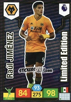 Sticker Raúl Jiménez - English Premier League 2019-2020. Adrenalyn XL n. LE-RJ - Panini