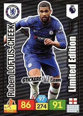 Sticker Ruben Loftus-Cheek - English Premier League 2019-2020. Adrenalyn XL n. LE-RLC - Panini