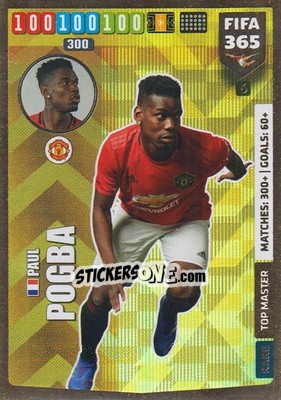 Sticker Paul Pogba - FIFA 365: 2019-2020. Adrenalyn XL - Panini