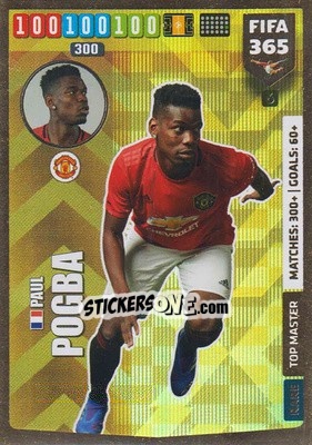 Sticker Paul Pogba - FIFA 365: 2019-2020. Adrenalyn XL n. 6 - Panini