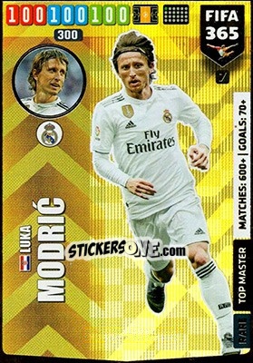 Sticker Luka Modric - FIFA 365: 2019-2020. Adrenalyn XL n. 7 - Panini