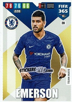 Sticker Emerson Palmieri - FIFA 365: 2019-2020. Adrenalyn XL n. 20 - Panini