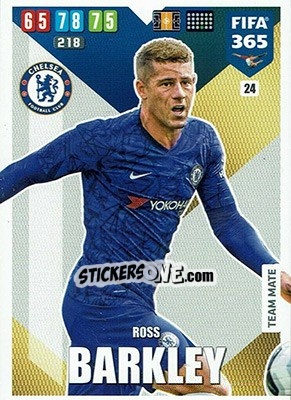 Sticker Ross Barkley - FIFA 365: 2019-2020. Adrenalyn XL n. 24 - Panini