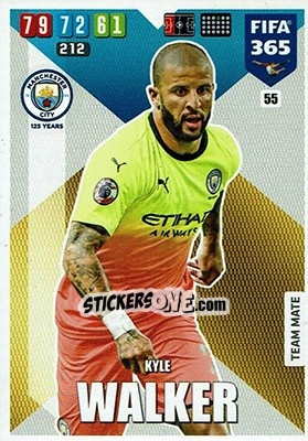 Sticker Kyle Walker - FIFA 365: 2019-2020. Adrenalyn XL n. 55 - Panini