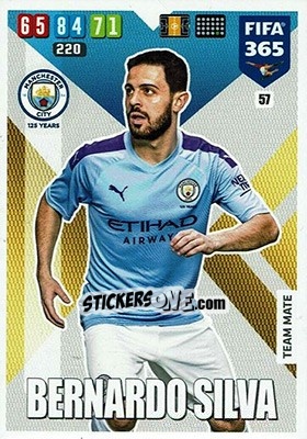 Figurina Bernardo Silva - FIFA 365: 2019-2020. Adrenalyn XL - Panini