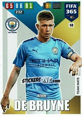 Figurina Kevin De Bruyne - FIFA 365: 2019-2020. Adrenalyn XL - Panini