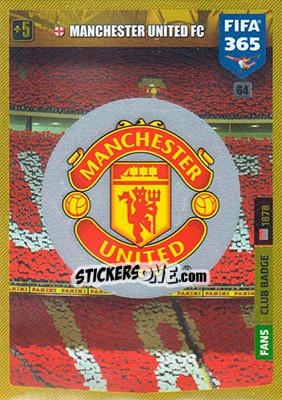 Sticker Club Badge - FIFA 365: 2019-2020. Adrenalyn XL n. 64 - Panini