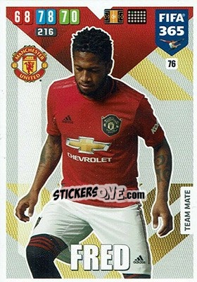 Sticker Fred - FIFA 365: 2019-2020. Adrenalyn XL n. 76 - Panini