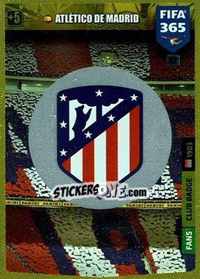 Sticker Club Badge - FIFA 365: 2019-2020. Adrenalyn XL n. 82 - Panini