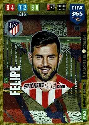 Sticker Felipe - FIFA 365: 2019-2020. Adrenalyn XL n. 85 - Panini