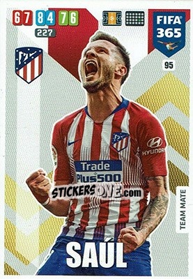 Sticker Saúl - FIFA 365: 2019-2020. Adrenalyn XL n. 95 - Panini