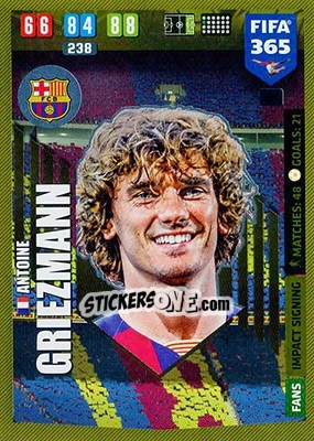 Sticker Antoine Griezmann - FIFA 365: 2019-2020. Adrenalyn XL - Panini